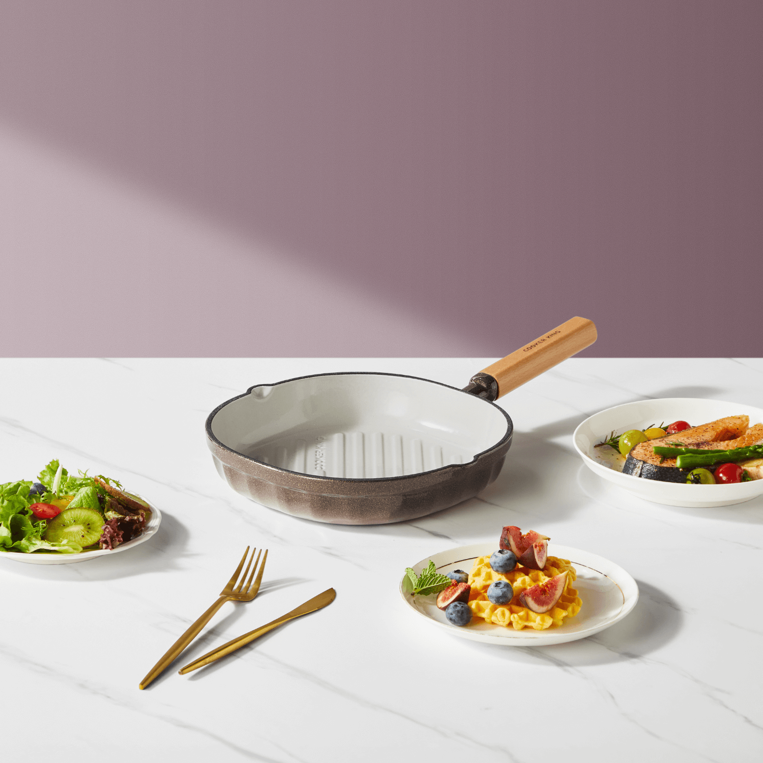 Cooker King Gilded Steak Frying Plate