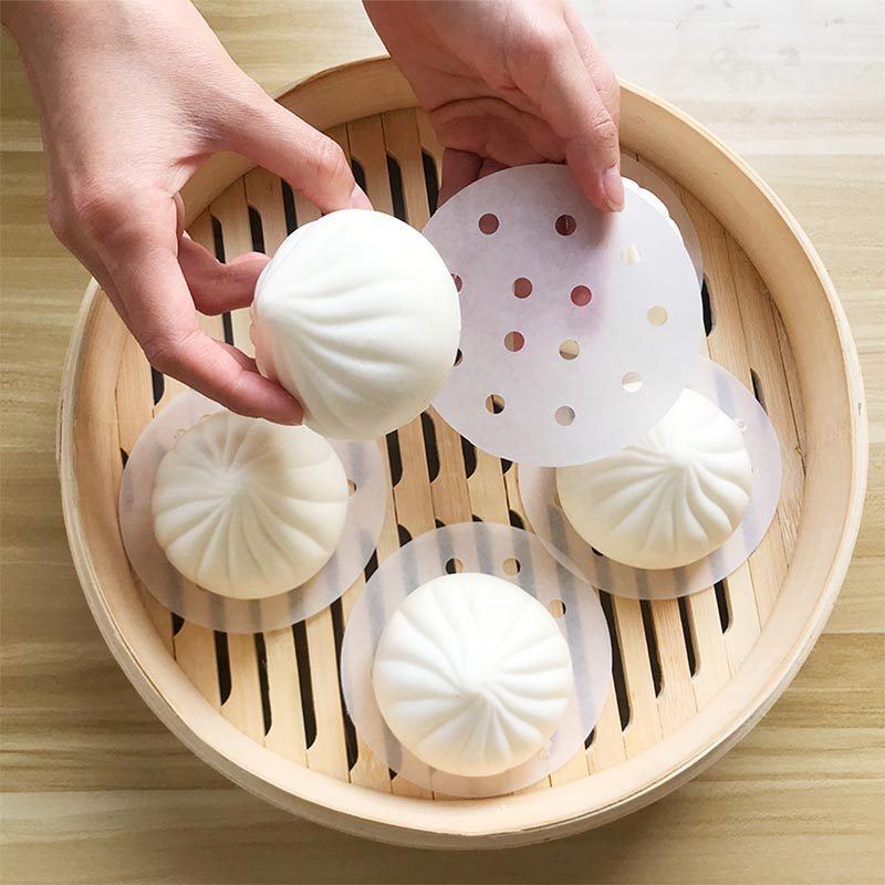 dumpling bun steam paper
