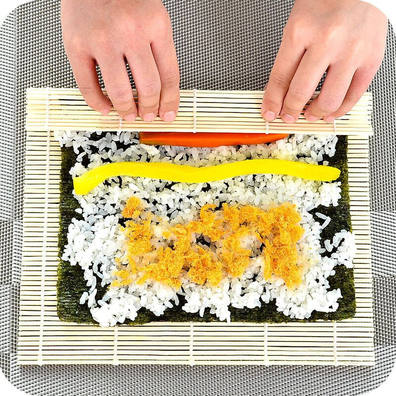 THRJ Bamboo Sushi Rolling Rollar Mat 24*24cm 7029
