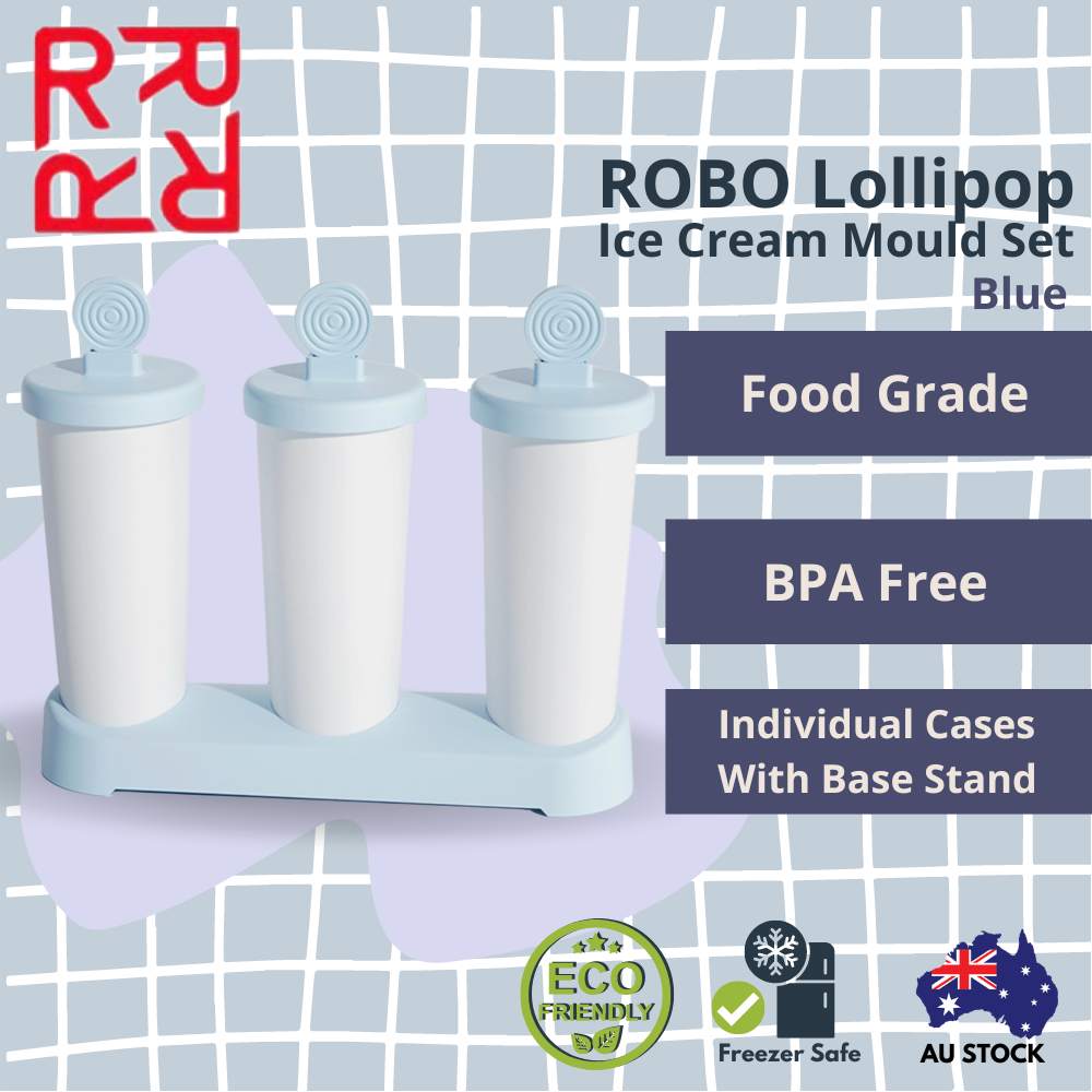Robo Lollipop Ice Cream Icy Pole Case Mould Set