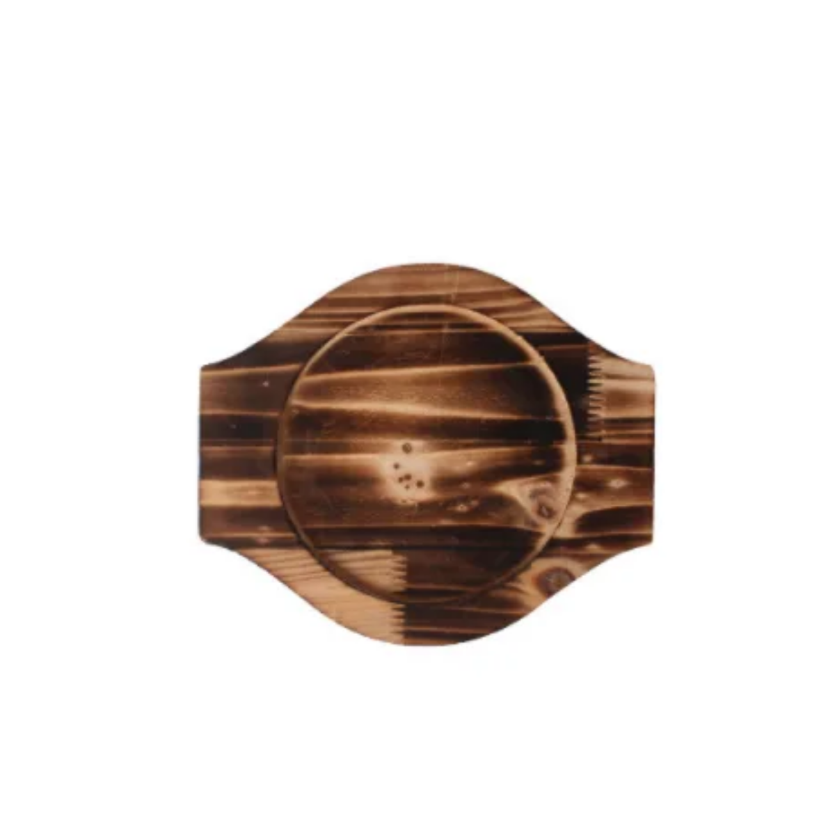 Korean Natural Stone Bowl Wood Trivet 18cm