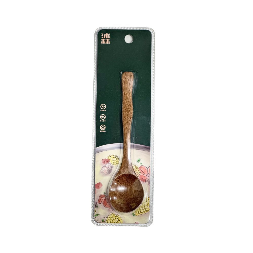WoodLand Ebony Sandalwood Rice Spoon 21.5*7.5cm SA1901