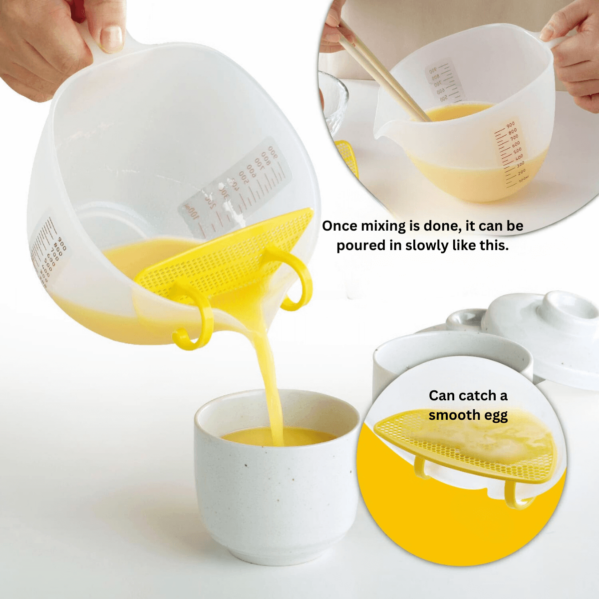 Tamahashi Egg Filter Bowl Yellow