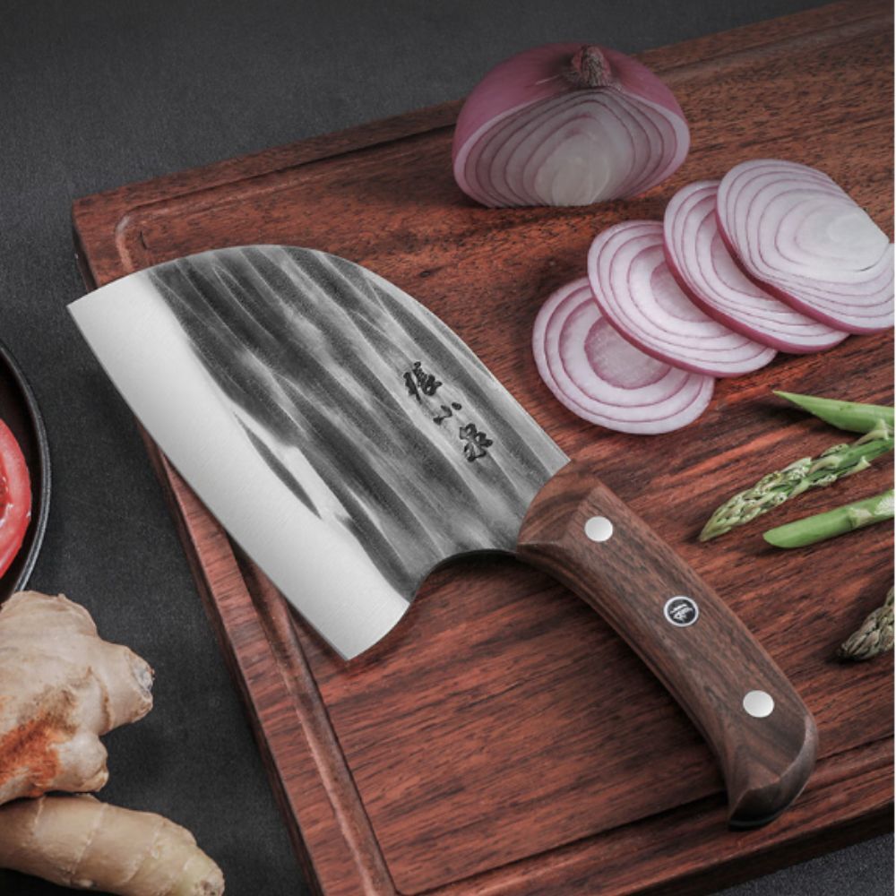 ZXQ D51242400 Ancient Forging Series Round Head Chinese Chef's Knife 160mm