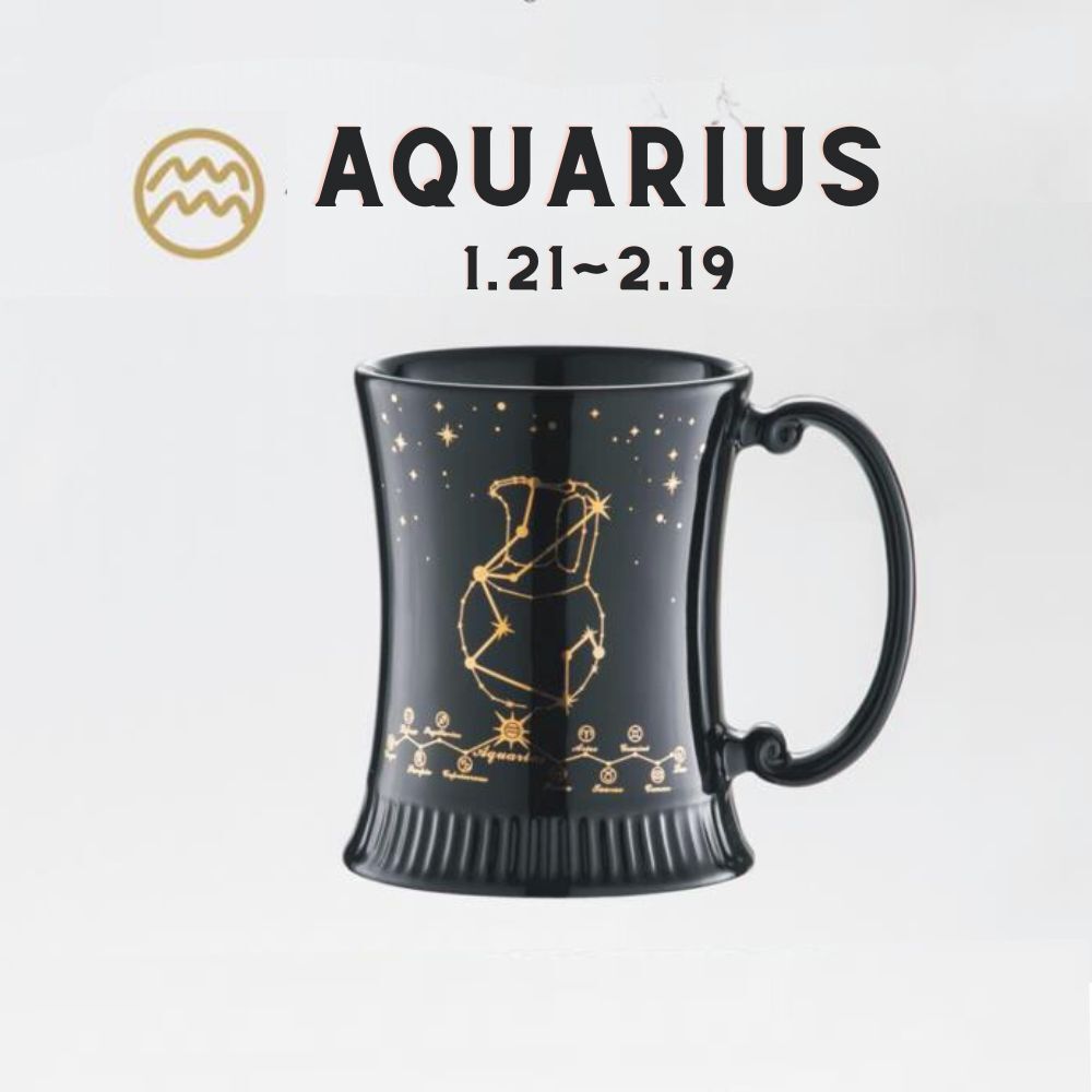 Imperial Constellation Waist Mug - Aquarius