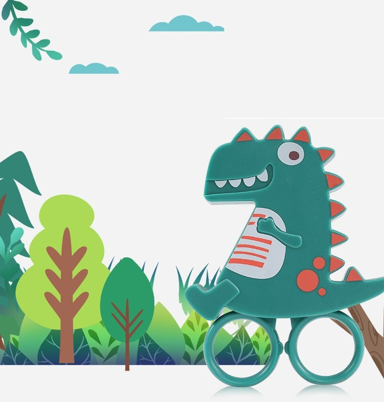 ZXQ Zhangxiaoquan PHP-22 Kids Safety Scissors 80mm - Dinosaur