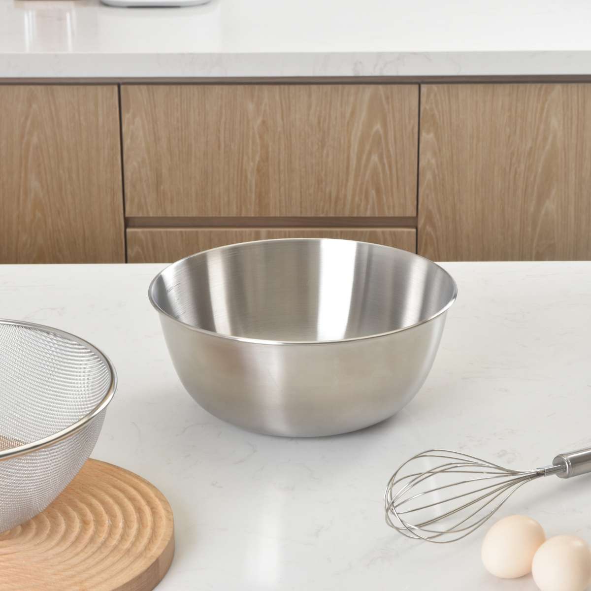 Kylin 304 Stainless Steel  Mixing Bowl Japanese-Style Serving Basin 19cm