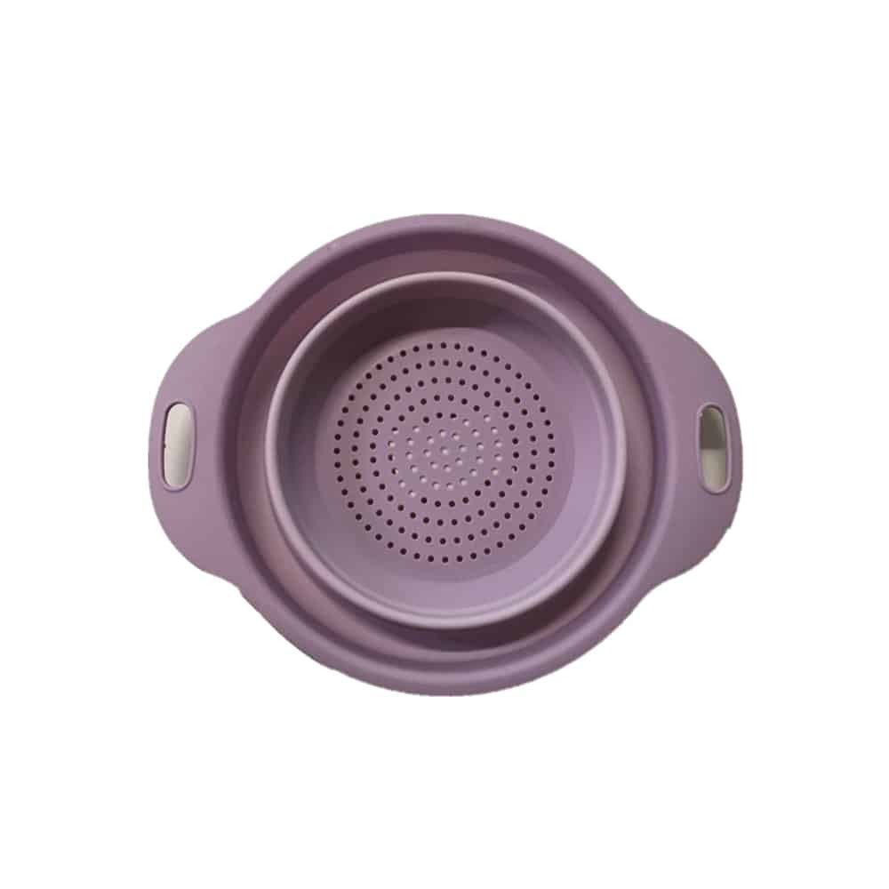 Qi Fei Yang Silicone Folding Drain Strainer Basket