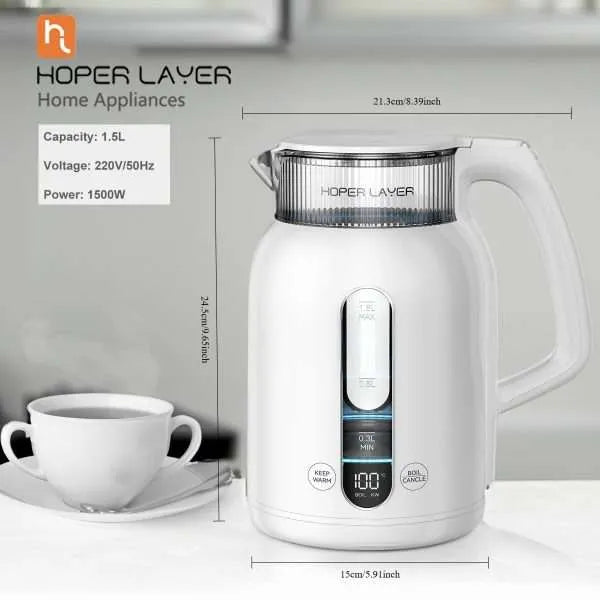 Hoper Layer Digital Electric Kettle 1.5L