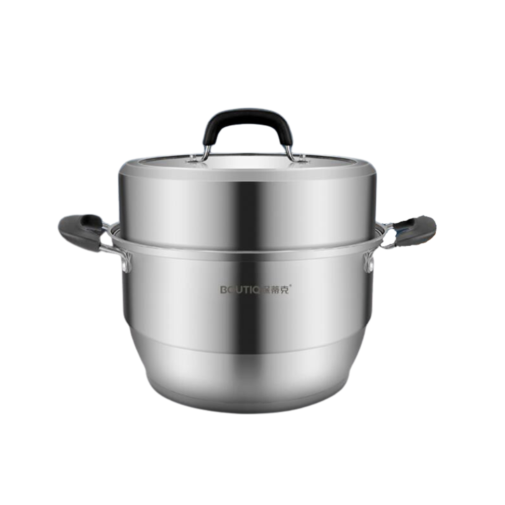 Boutiq Royal Chef 2 Layer Multipurpose Steamer Induction And Electro Stoves Compatible