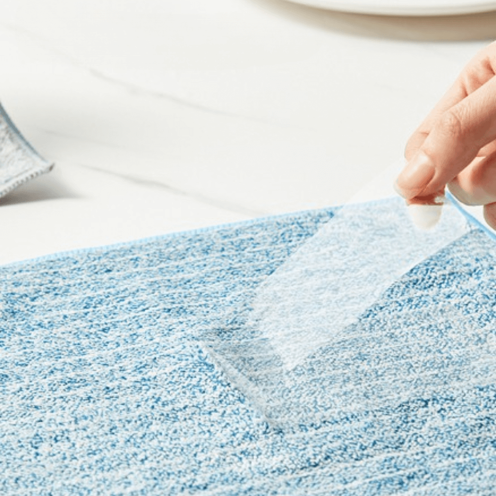 Cooker King Coral Fleece Striped Kitchen Dishcloths 5PC