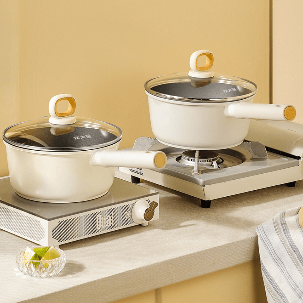 Cooker King White Titanium Saucepan 20cm