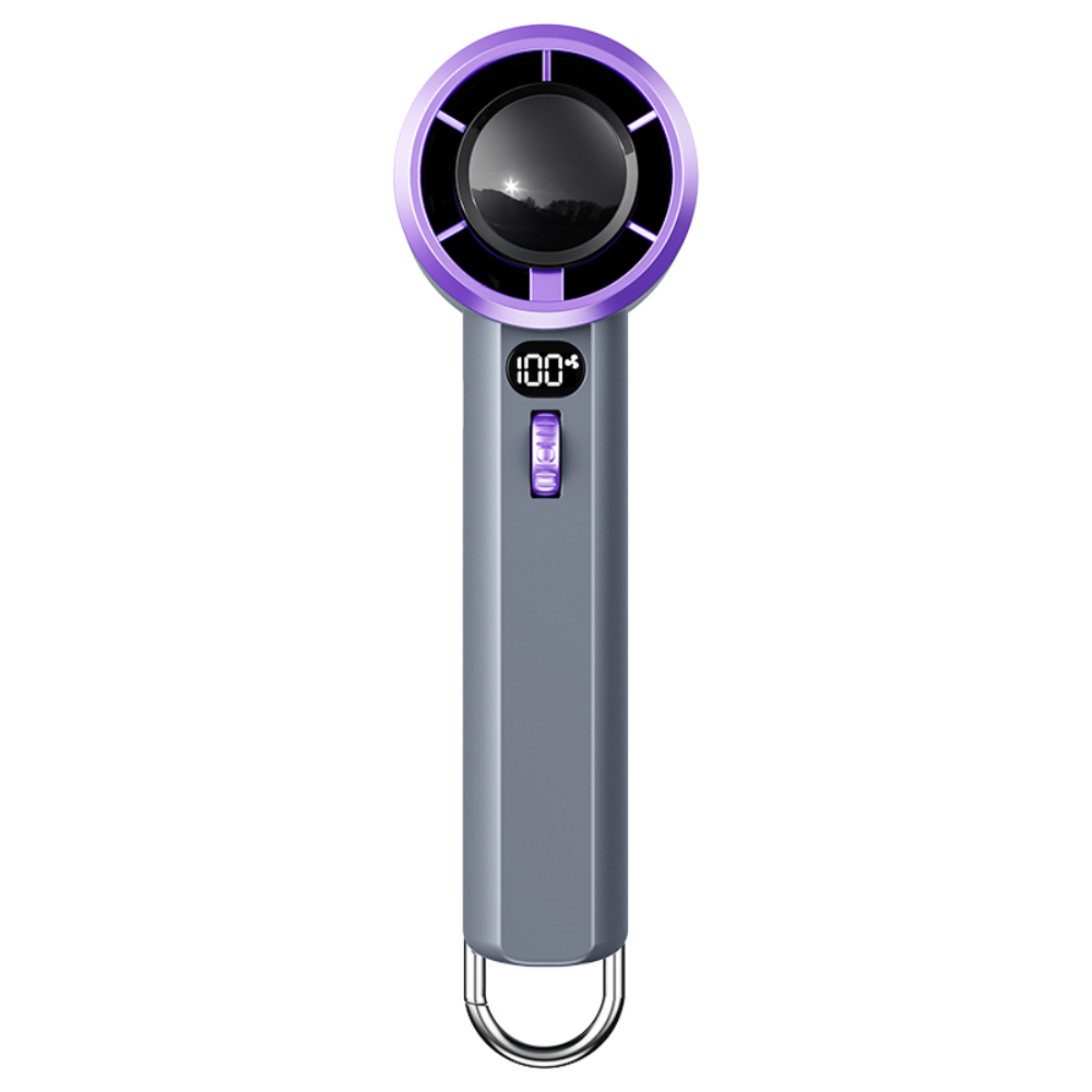 XYD Y51 Carabiner High-Speed Fan - Gray