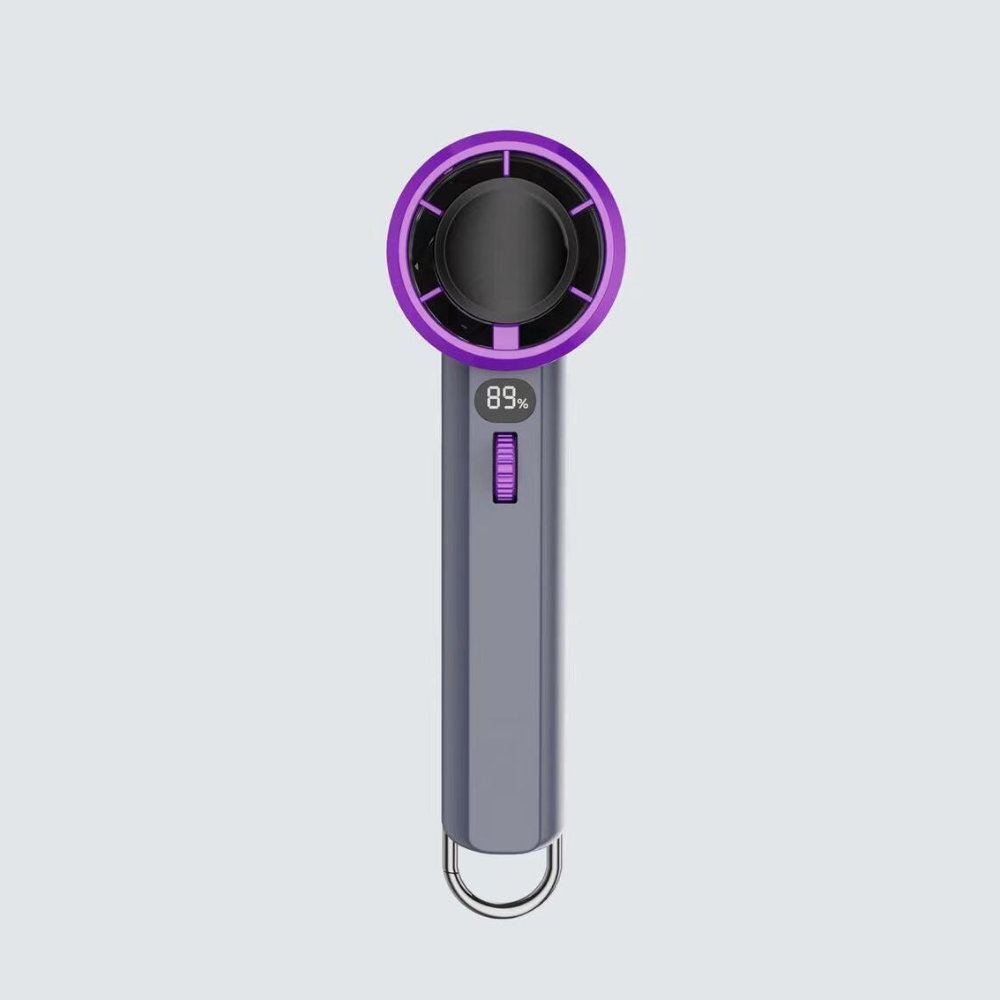 XYD Y51 Carabiner High-Speed Fan - Gray