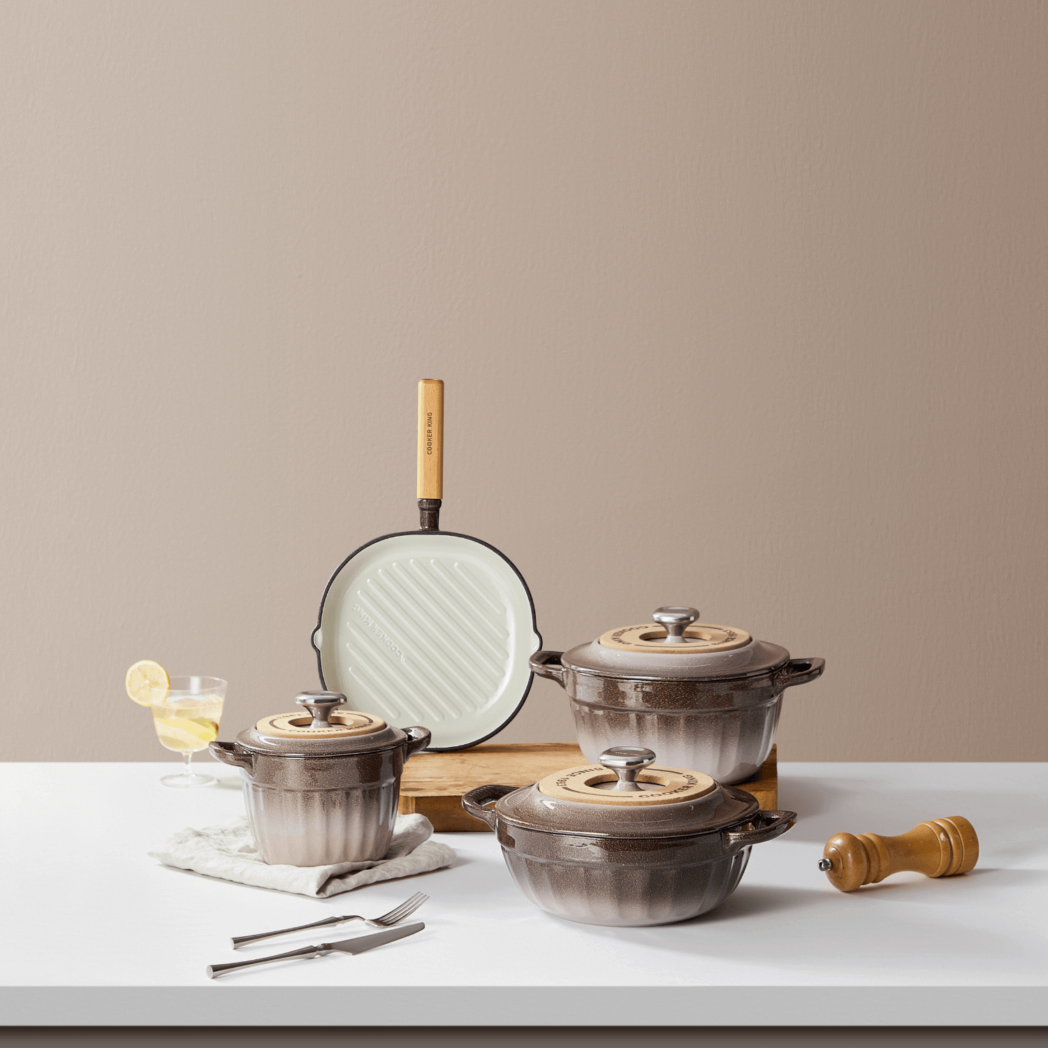 Cooker King Gilded Steak Frying Plate