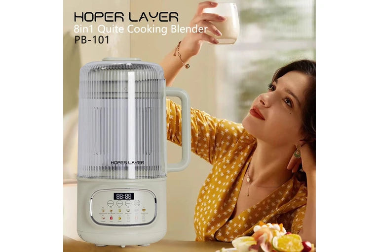 HOPER LAYER Low-Noise Cooking Blender with Enclosure (Model HL-PB01)