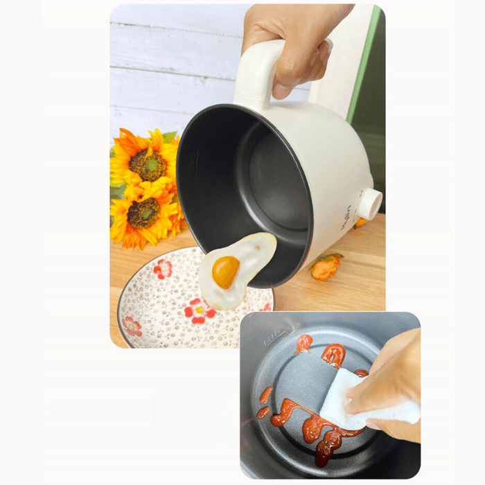 Kylin Mini Non-stick Multicooker Steam Rack Included White 1.2L 600~700W AU-K6412