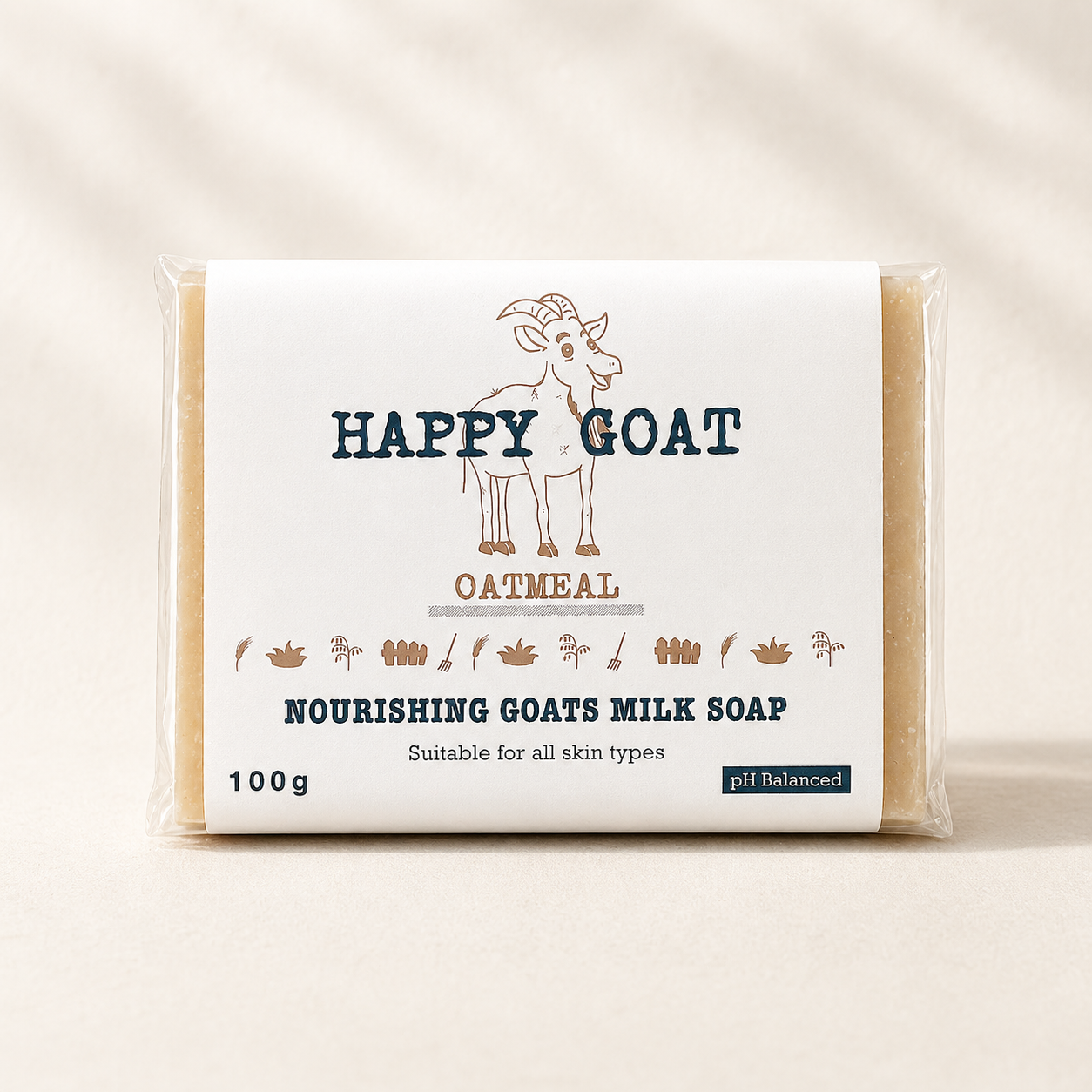 Happy Goat Nourishing Goats Milk Soap Oatmeal