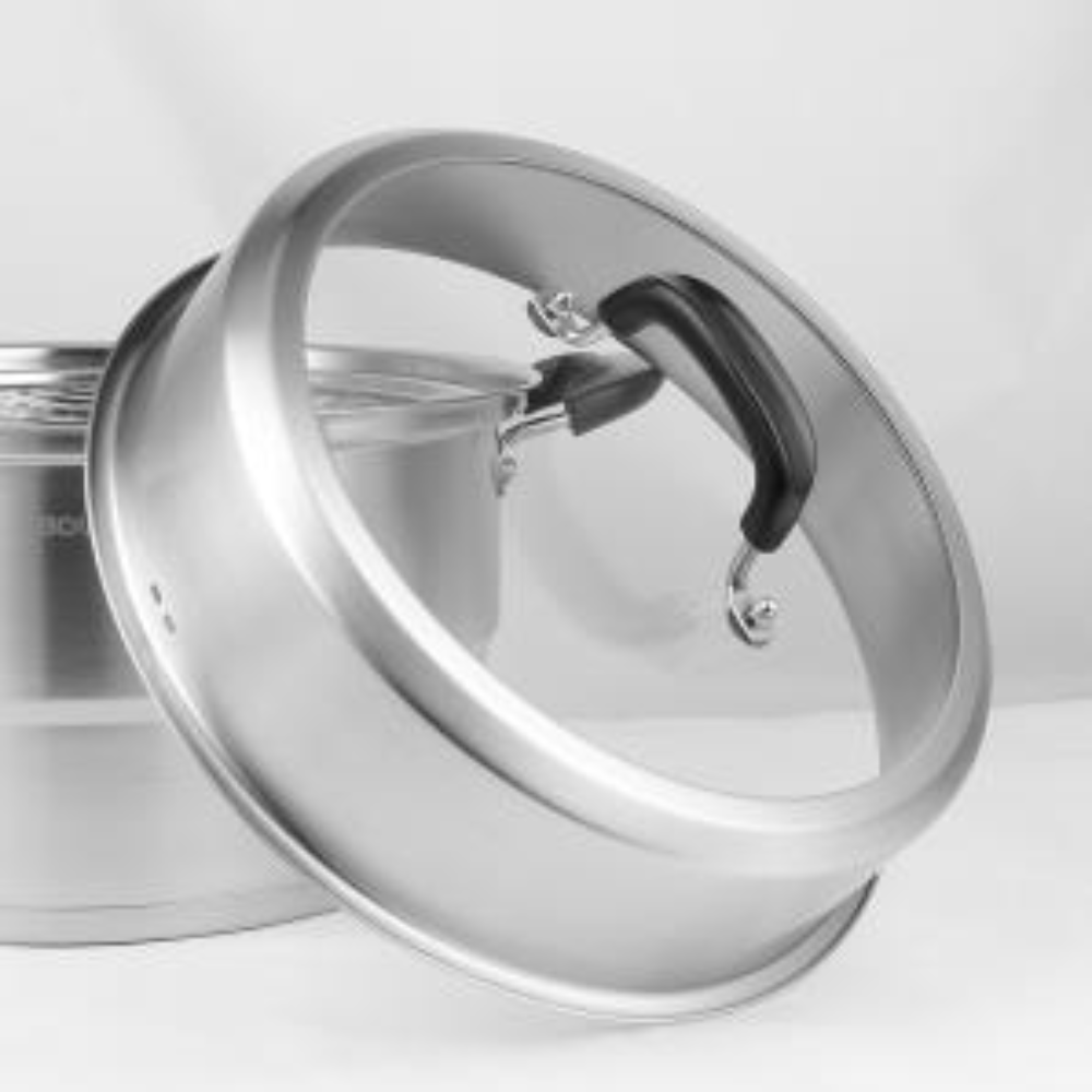 Boutiq Royal Chef 2 Layer Multipurpose Steamer Induction And Electro Stoves Compatible
