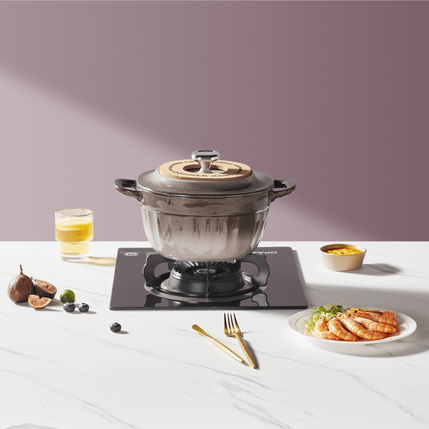Cooker King Gilded Enamel Stock Pot