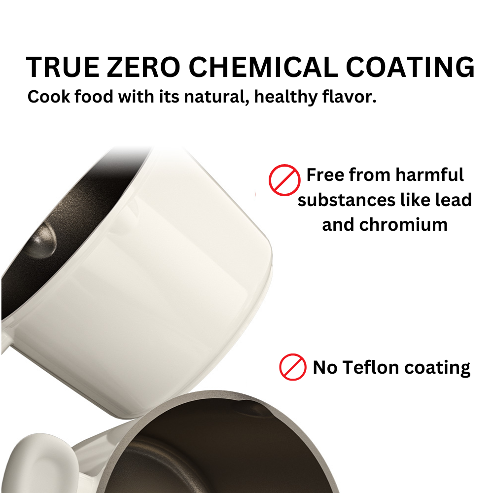 Cooker King White Titanium Saucepan 20cm