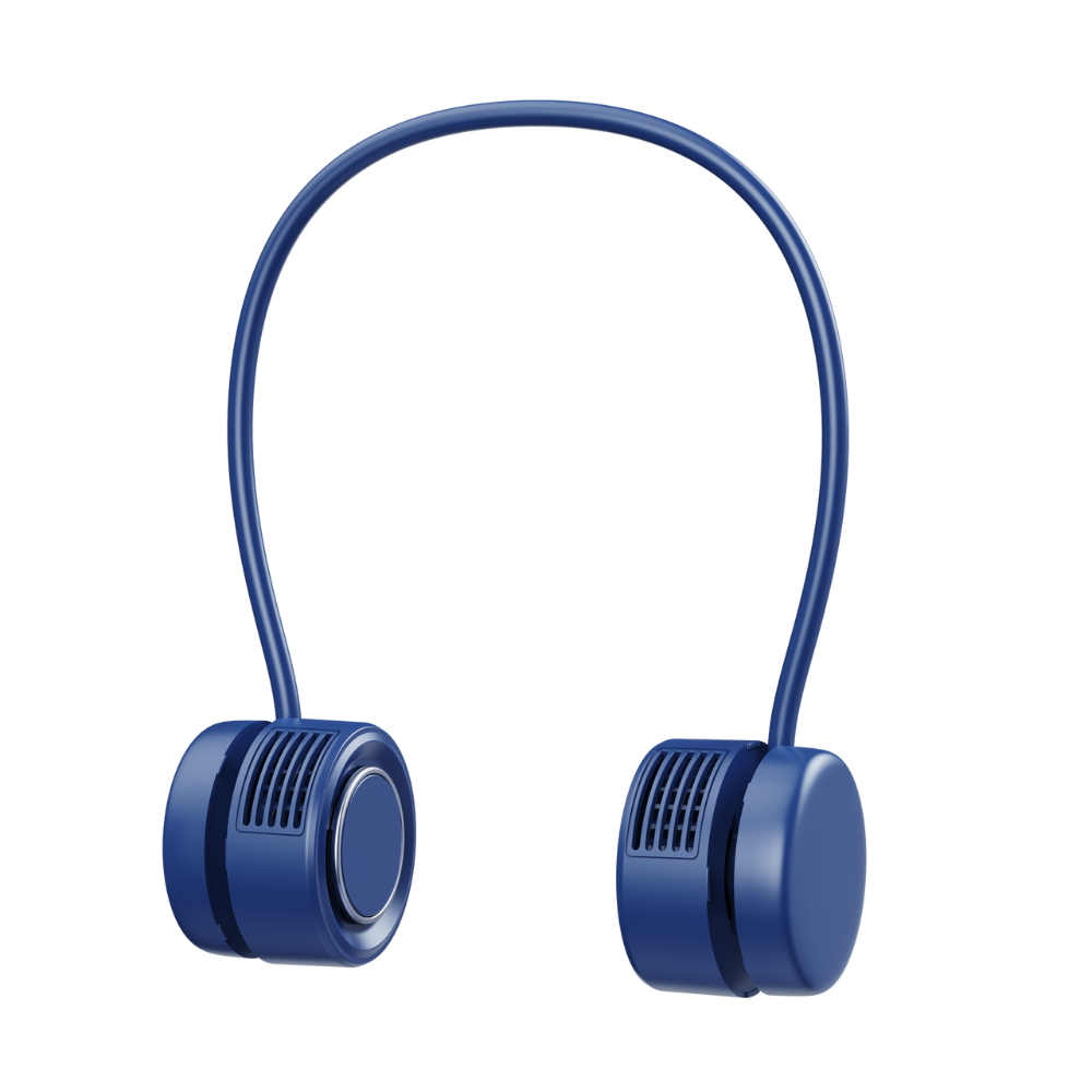 XYD Y25 Portable Hanging Neck Fan - Royal Blue