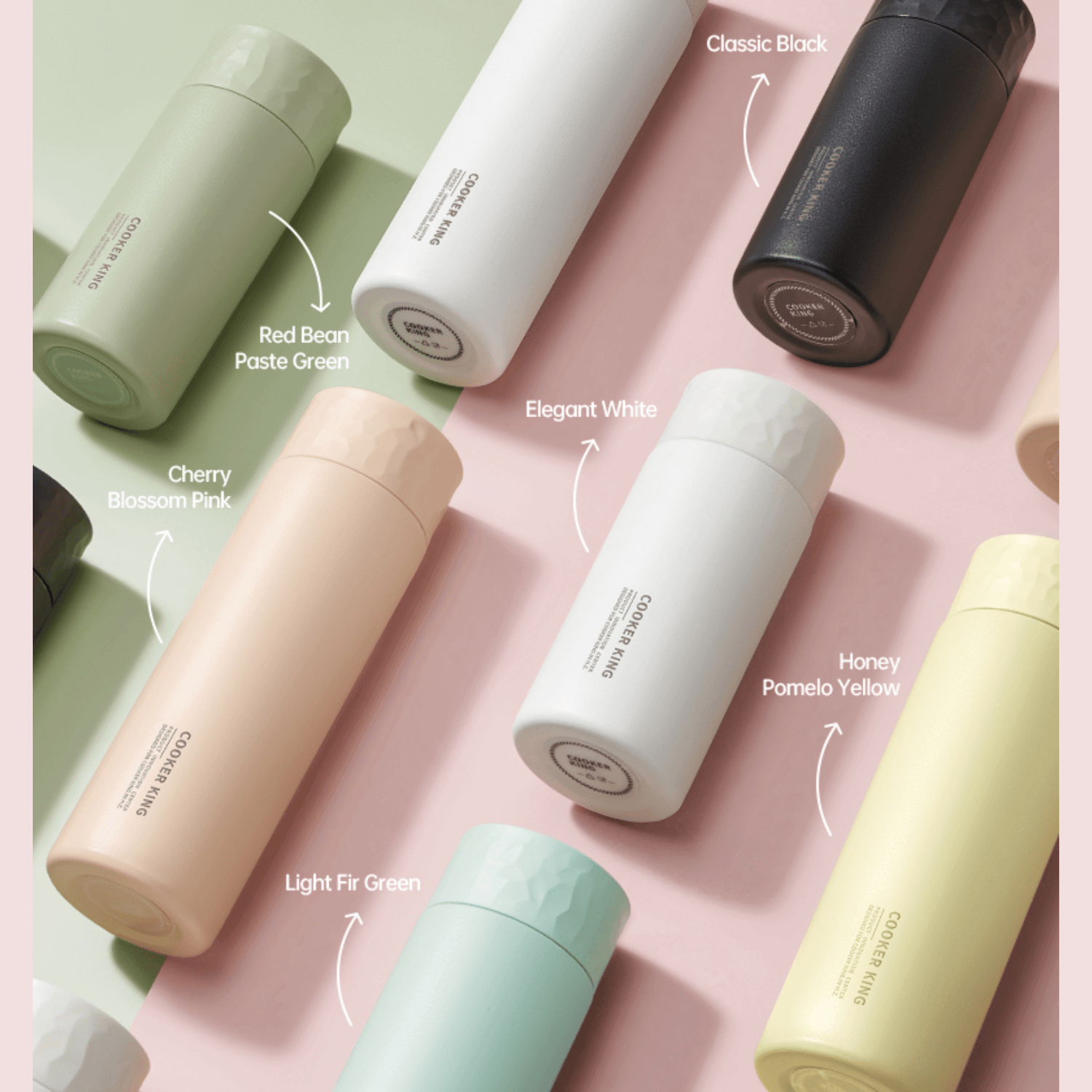 Cooker King Estee Thermos Cup 330ml - Mauve Green