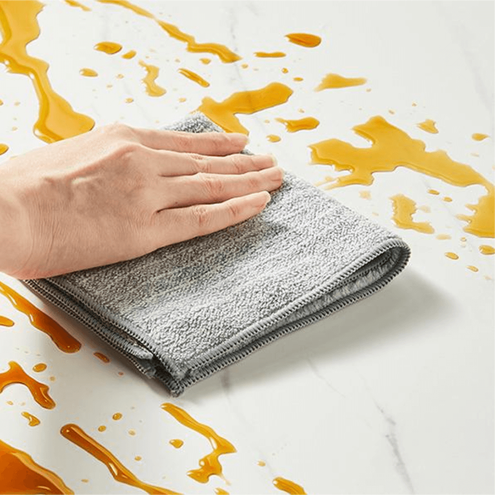 Cooker King Coral Fleece Striped Kitchen Dishcloths 5PC