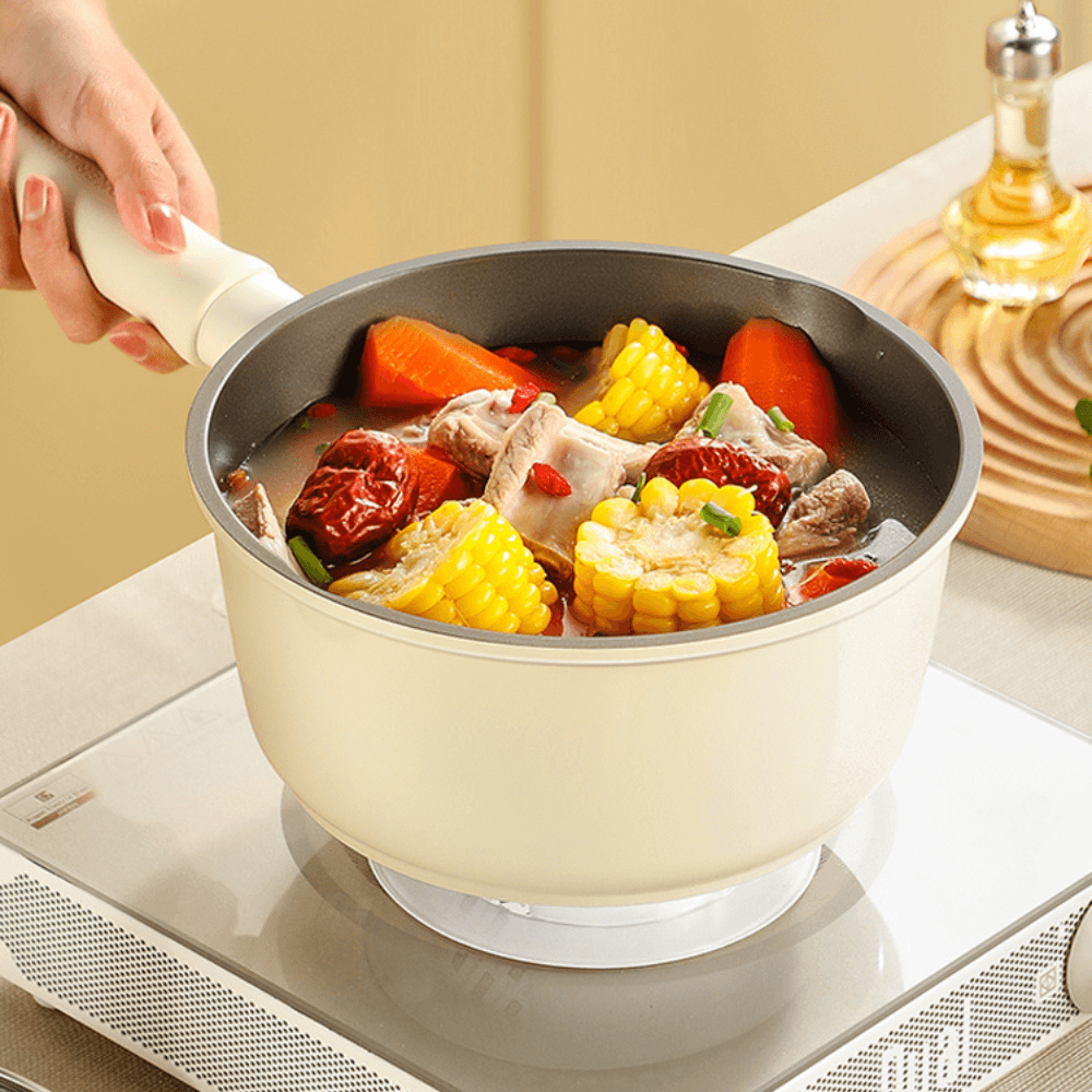 Cooker King White Titanium Saucepan 20cm