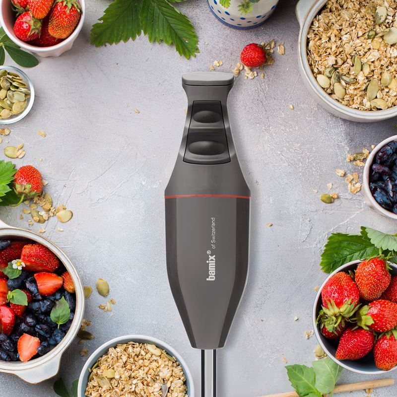 Bamix Classic Immersion Blender Mixer 140W Charcoal