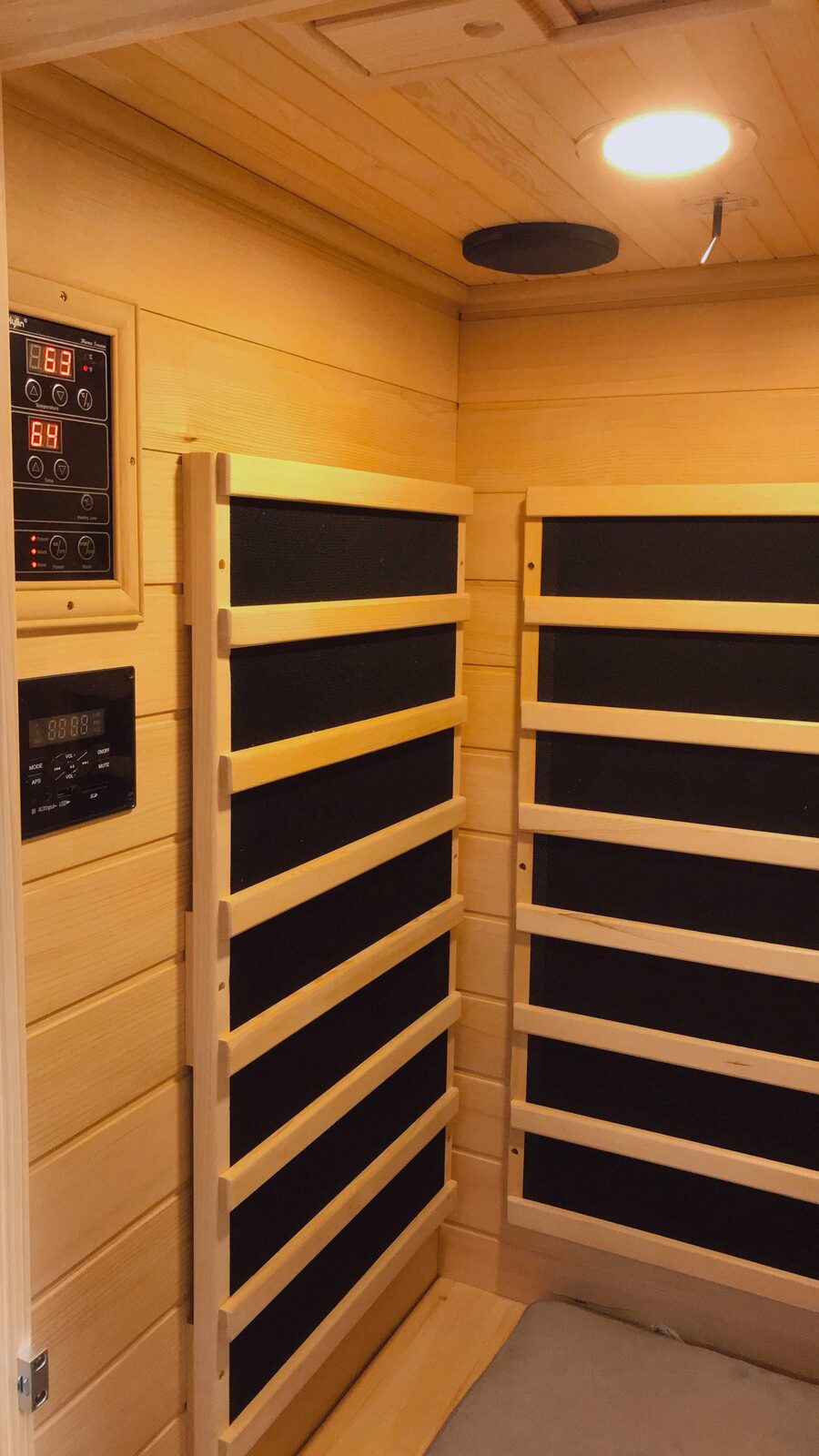 Kylin Portable Compact Carbon Fibre Heating Far Infrared Sauna 1 Person KY-192/K8102