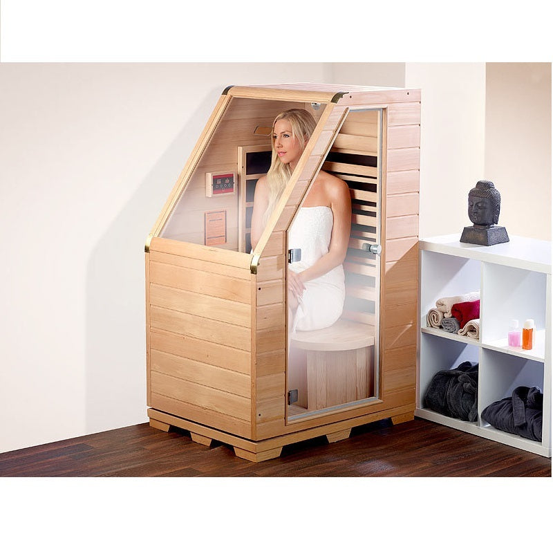 Kylin Compact Carbon Fibre Infrared Sauna 1 Person Mini Home Sauna Room KY-1D6