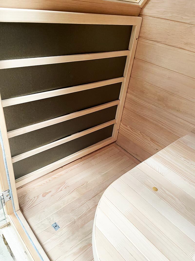 Kylin Compact Carbon Fibre Infrared Sauna 1 Person Mini Home Sauna Room KY-1D6