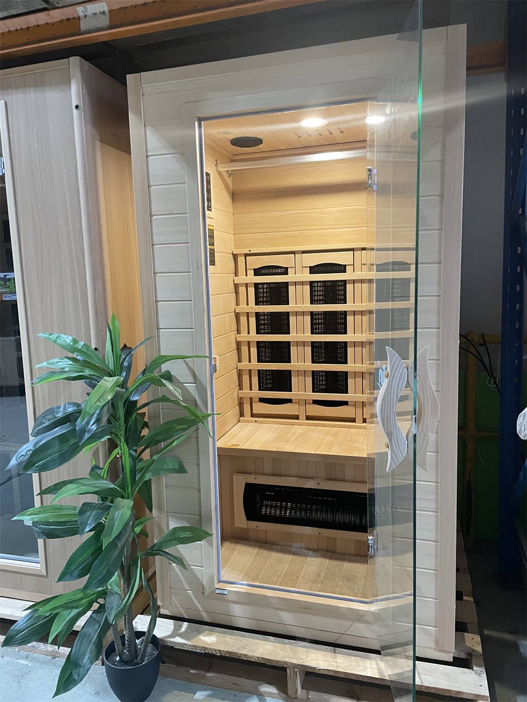 Kylin Ceramic Infrared Sauna 1 person with portable table - KY1B5/K8104