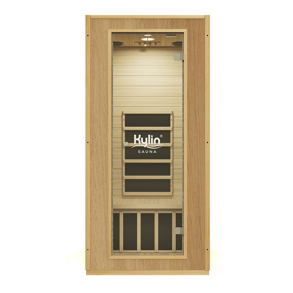Kylin Modern Carbon Far Portable Sauna Room 1 person - K8105