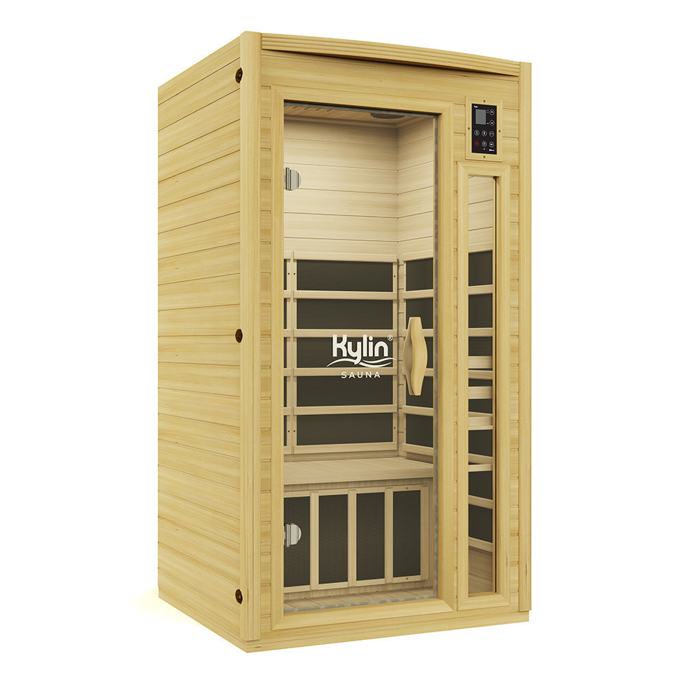 Kylin Low EMF Carbon Infrared Sauna Room 1 Person - K8107 Low EMF