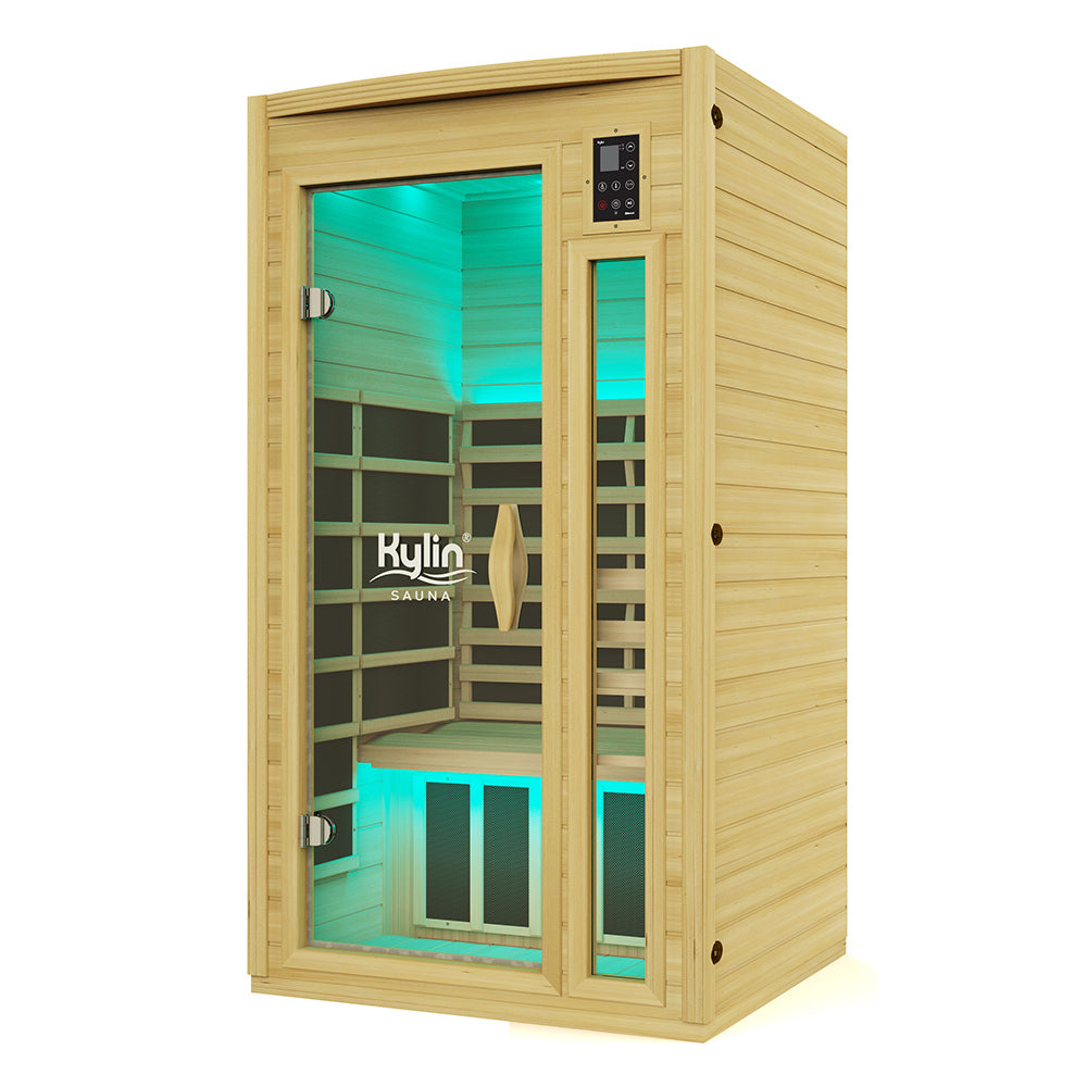 Kylin PRO Low EMF Carbon Infrared Sauna Room 1 Person - K8108 PRO