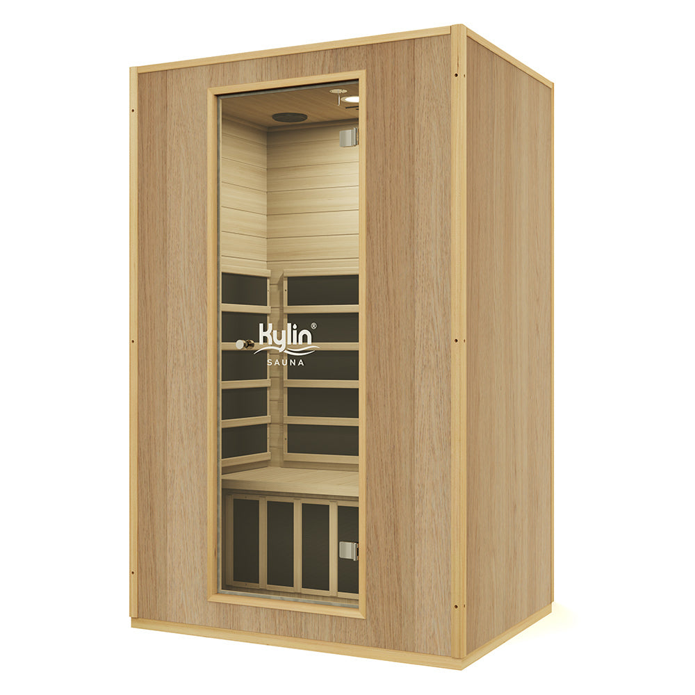 Kylin Modern Carbon Far Infrared Sauna Room 2 person - K8201