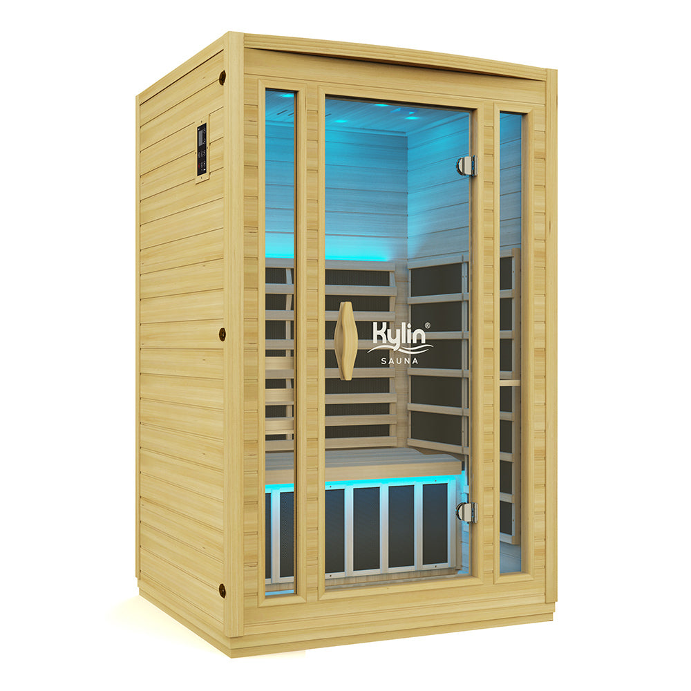 Kylin Superior Low EMF Carbon Far Infrared Sauna 2 people - K8204 PRO