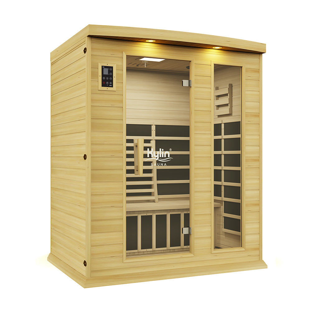 Kylin Classic Carbon Far Infrared Sauna Room 3 person - K8301