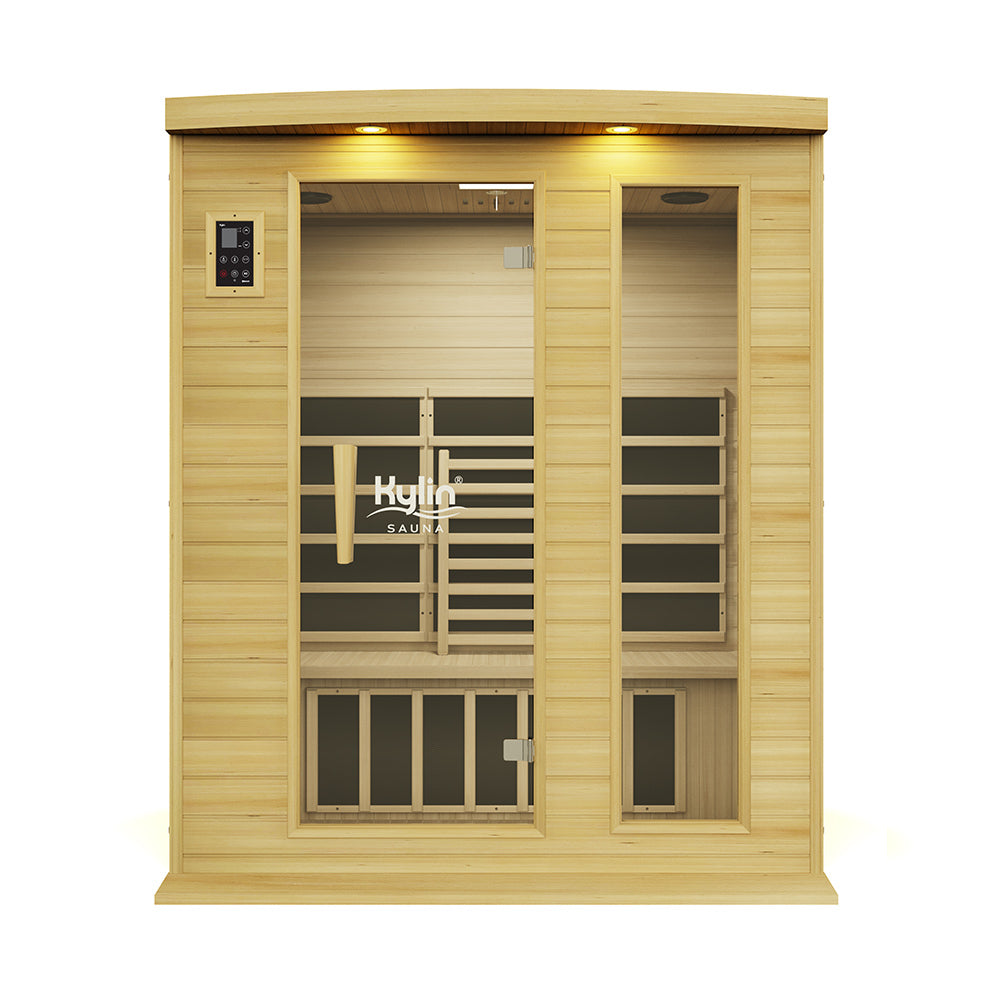 Kylin Classic Carbon Far Infrared Sauna Room 3 person - K8301