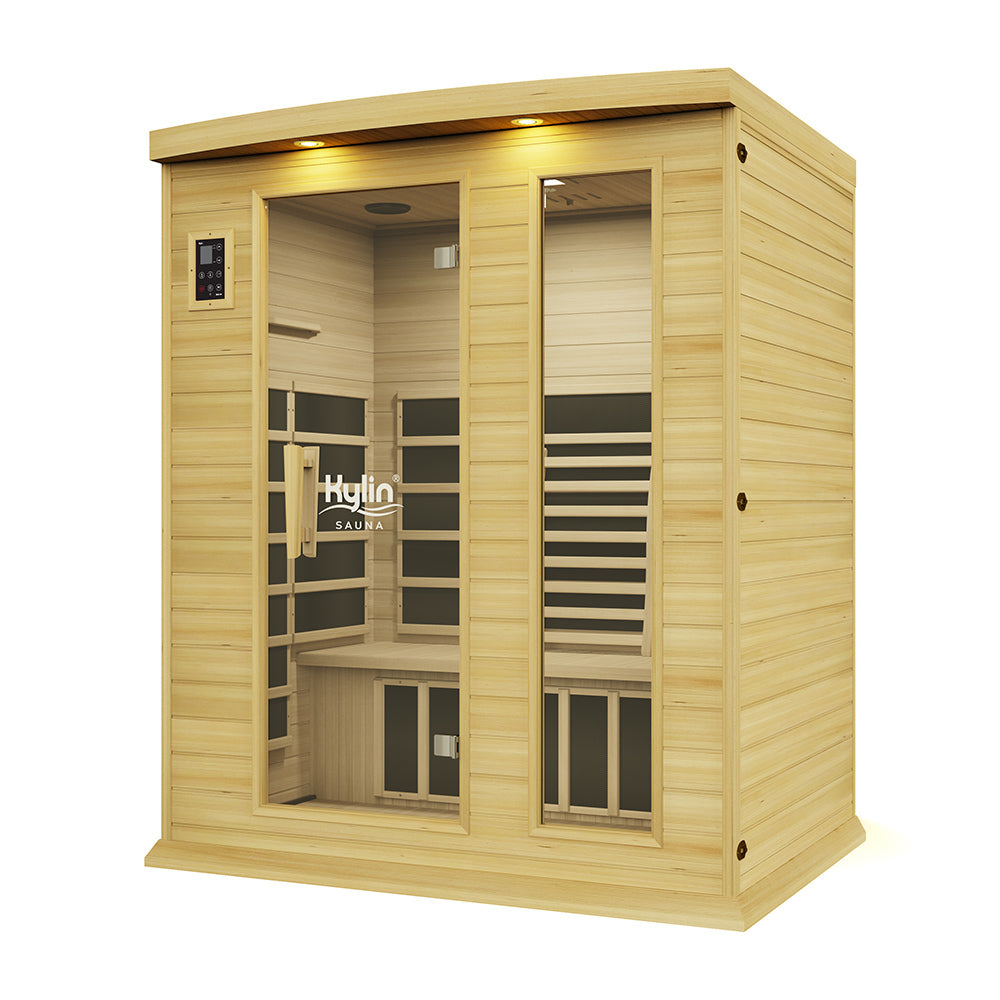 Kylin Classic Carbon Far Infrared Sauna Room 3 person - K8301