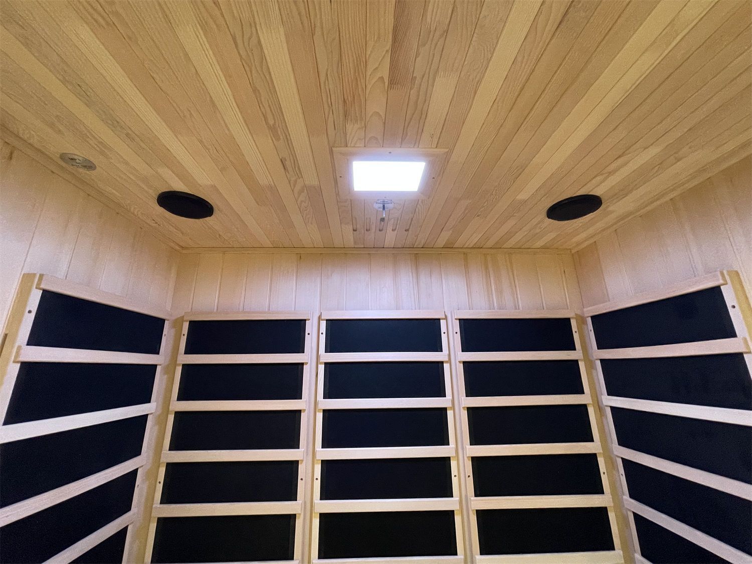 Kylin Panorama Carbon Far Infrared Sauna Room 3 person - K8302