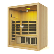 Kylin Panorama Carbon Far Infrared Sauna Room 3 person - K8302