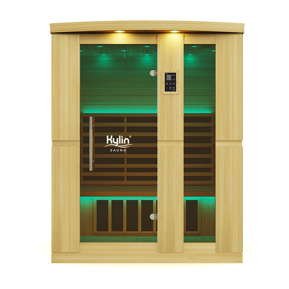 Kylin Superior Carbon Far Infrared Sauna Room 3 person - K8402 PRO