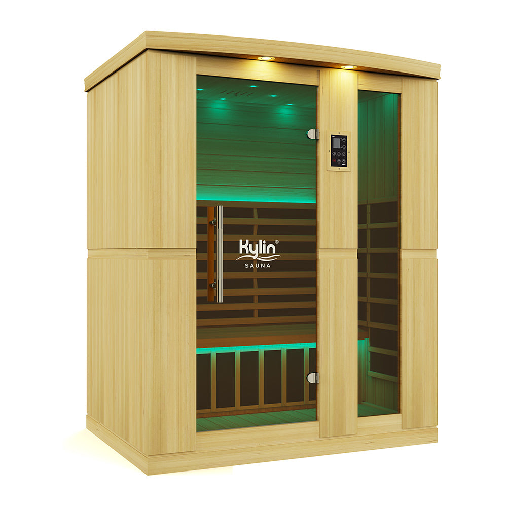 Kylin Superior Carbon Far Infrared Sauna Room 3 person - K8402 PRO