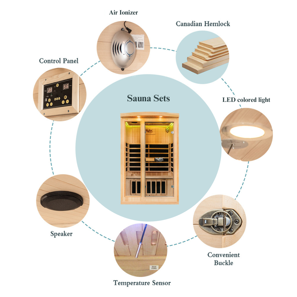 Kylin Carbon Infrared Sauna Room 1 Person HL-200K