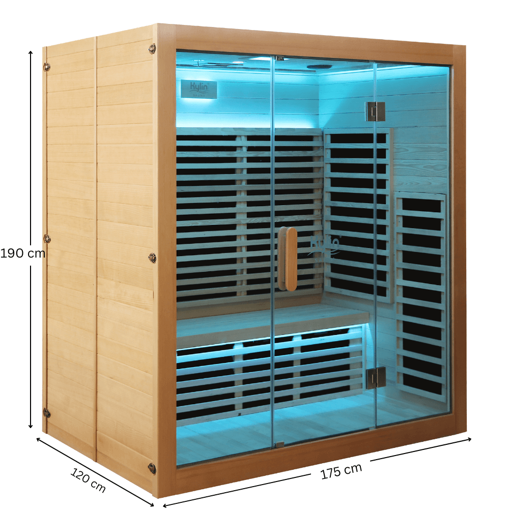 Kylin Carbon Infrared Sauna Room 4 Person HL-500K