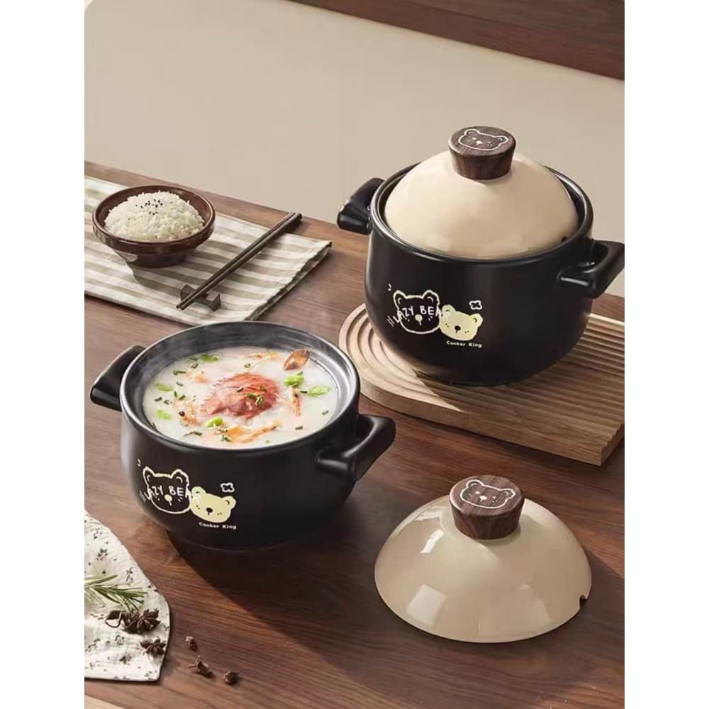 Cooker King Lazy Bear Ceramic Pot 5.5L