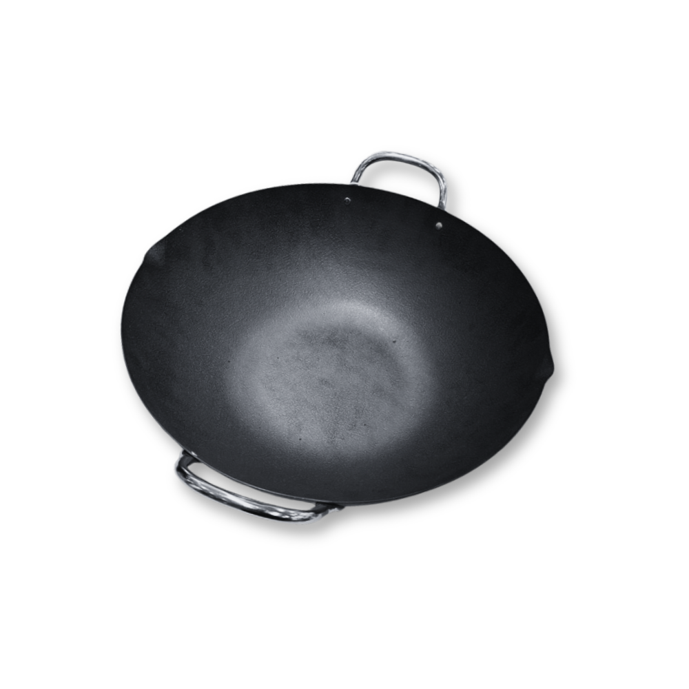 Kirameki Nitriding Processing Double Handle Wok 36cm - 77414